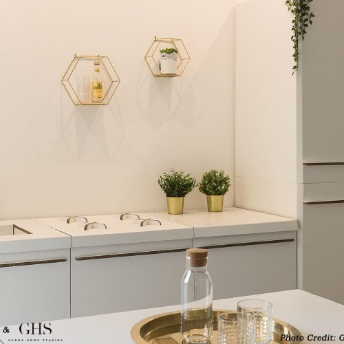 cucina lia in cartone per home staging