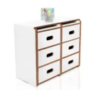 cardboard office cabinet