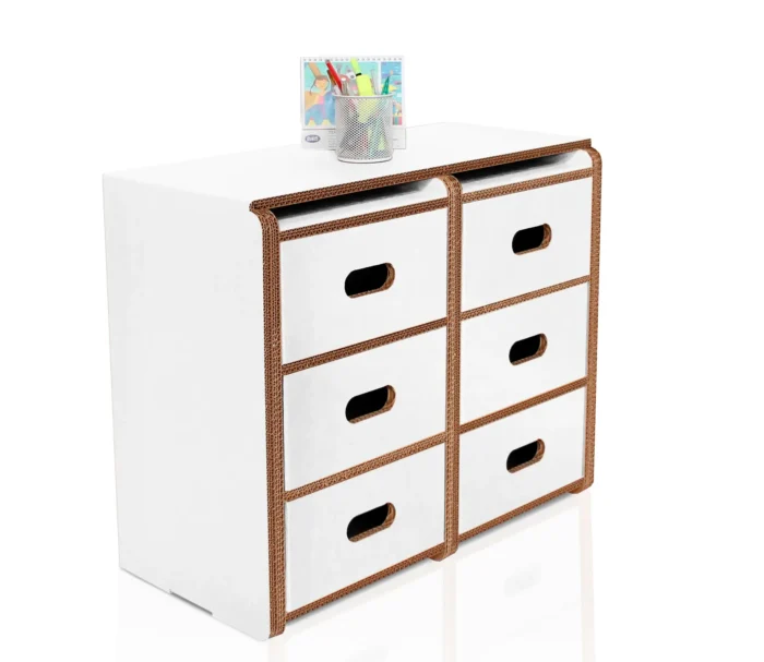cardboard office cabinet