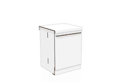 Base anta 60 cm in cartone cucina moderna 'Lia'