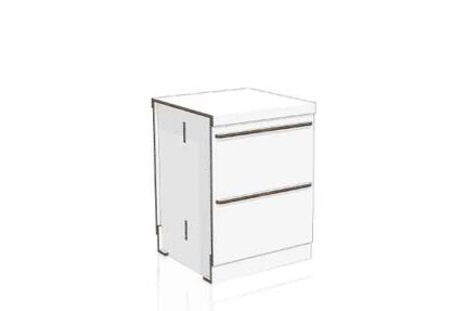 Base bifacciale 60 cm cucina moderna in cartone 'Lia'