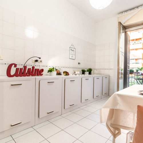 allestimento cucina gioia in cartone