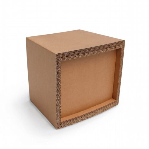 Tabouret incurvé en carton 'Abelaccio'