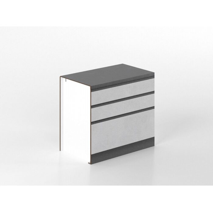 Base cassetti 90 cm gres/antracite 'Cassandra' - immagine 1