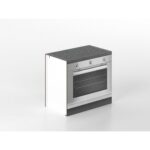 Base forno e fornelli 90 cm gres/antracite 'Cassandra'