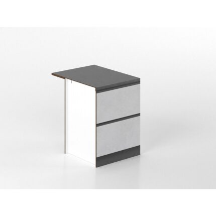 Snack base unit 60 cm stoneware/anthracite 'Cassandra'