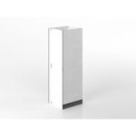 Hochschrank 60 cm Steinzeug/Anthrazit 'Cassandra'