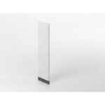 Endplatte für Hochschrank Steinzeug/Anthrazit 'Cassandra'