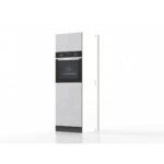 Tall oven unit 60 cm stoneware/anthracite 'Cassandra' - Image 2