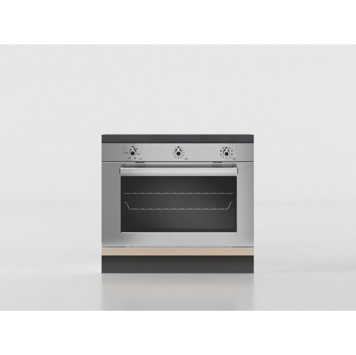 Base forno e fornelli 90 cm legno/antracite 'Cassandra' - immagine 2