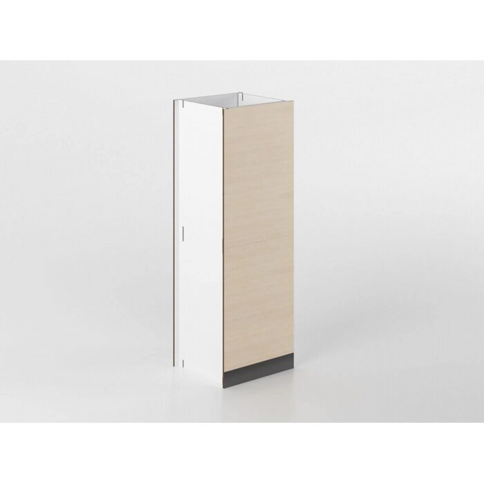 AnLg-Säule-da-60-3 Hochschrank 60 cm Holz/Anthrazit 'Cassandra' – Bild 1