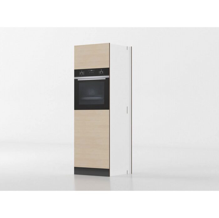 Colonna forno 60 cm bianco/rovere 'Cassandra' - immagine 3