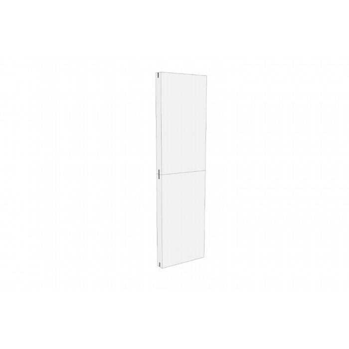 Modulo armadio anta centrale 200 cm in cartone per home staging