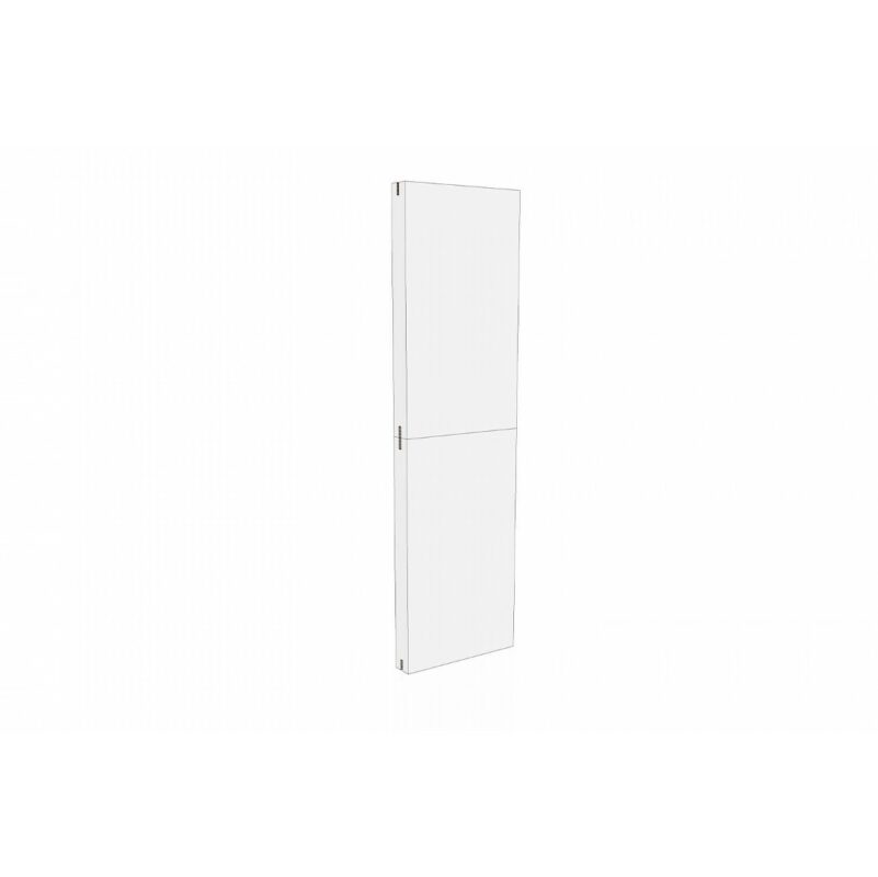 200 cm central door wardrobe module in cardboard for home staging