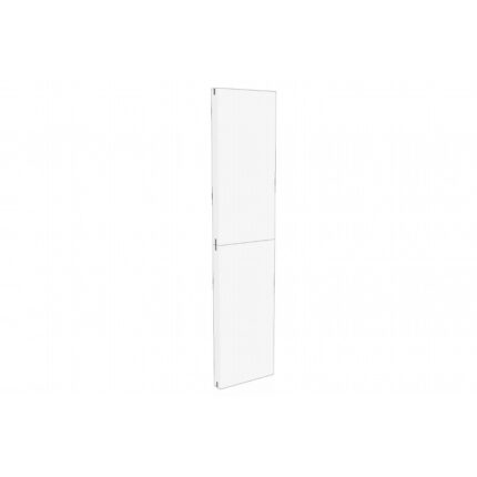 Module d’armoire à porte centrale de 240 cm en carton pour le home staging
