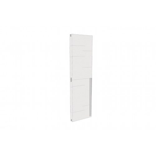 Module d’armoire avec porte centrale moulée en carton h 200