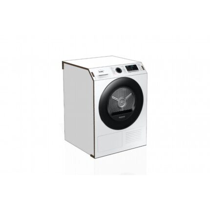 Asciugatrice stampata in cartone home staging