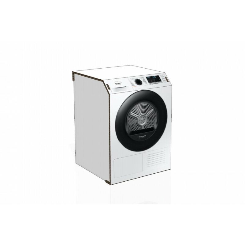 Asciugatrice stampata in cartone home staging