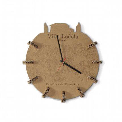 Orologio a muro in cartone 'Ban 50'- NaturDesign