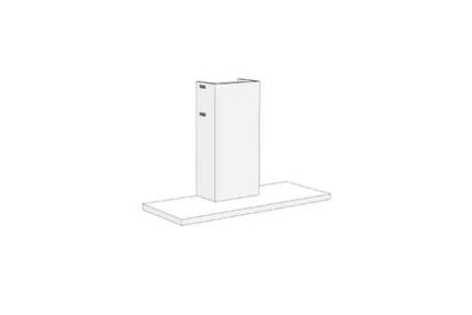 Dunstabzugshaube 90 cm Home Staging Küche aus Pappe 'Lia'