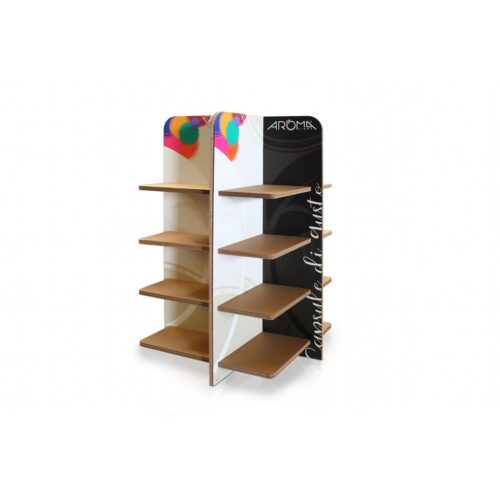 Espositore in cartone centro stanza 'Cerena'