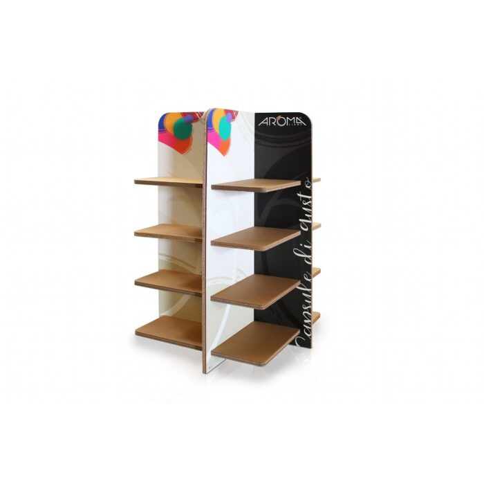 Espositore in cartone centro stanza 'Cerena' Espositore in cartone centro stanza 'Cerena'