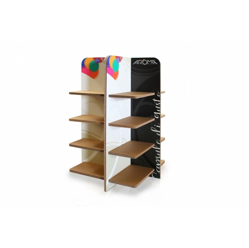 Espositore in cartone centro stanza 'Cerena'