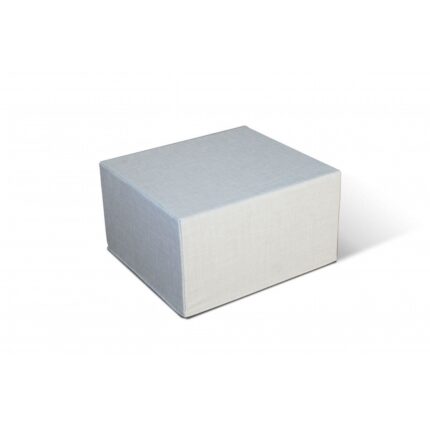 Beige cardboard pouf upholstery for Home Staging