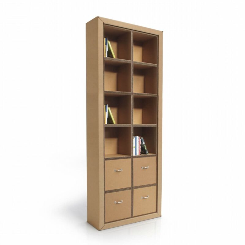 Libreria in cartone modulare 'Flua Plus 60'