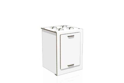 Base fornelli 60 cm in cucina cucina 'Gioia'