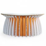 Bancone curvo in cartone 'Galabra B 180'