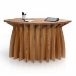 Reception in cartone con curva a 90° 'Galambra'