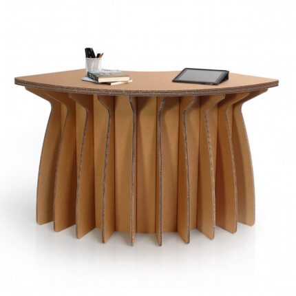 Reception in cartone con curva a 90° 'Galambra'