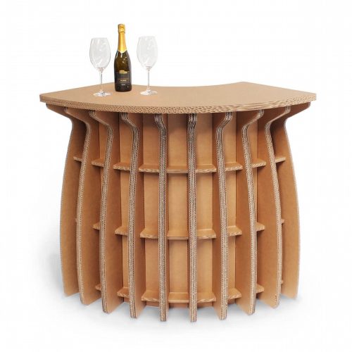 Banco curvo in cartone 'Galambra DE 90' - NaturDesign