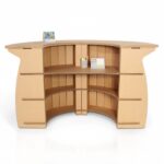 Bancone in cartone con curva 180° 'Galabra R180'