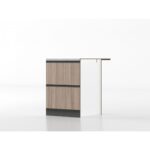 Base piano snack 60 cm noce/gres 'Cassandra' - immagine 3