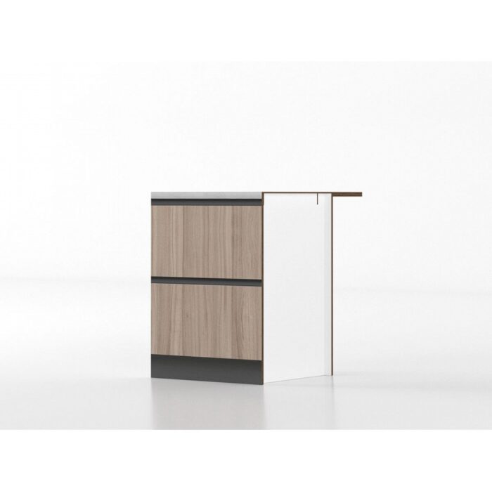 Base piano snack 60 cm noce/gres 'Cassandra' - immagine 3