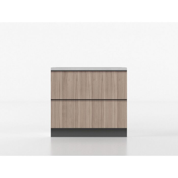 Cooker base unit 90 cm walnut/stoneware 'Cassandra' - Image 2