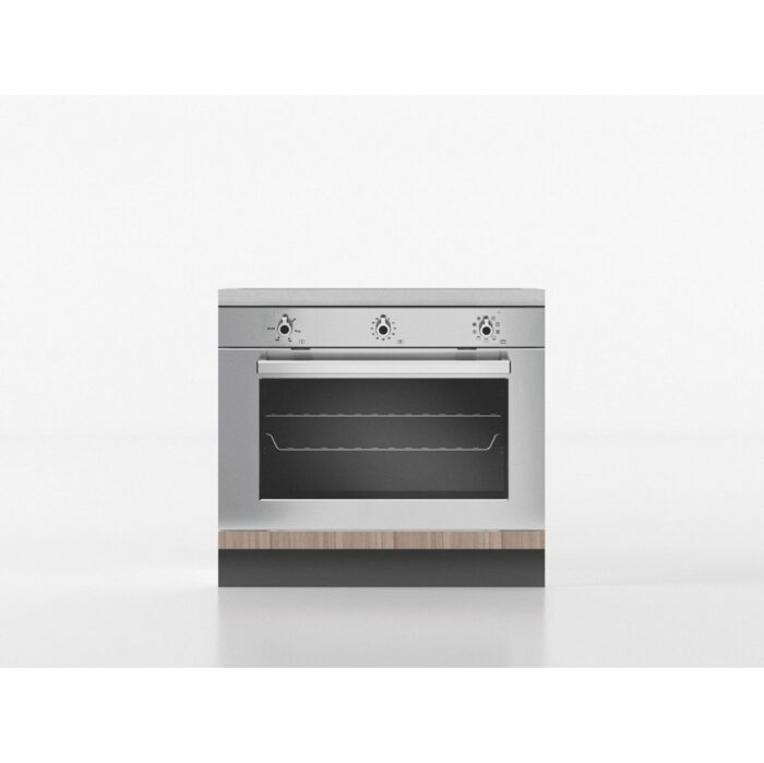 Base forno e  fornelli 90 cm noce/gres 'Cassandra' - immagine 2