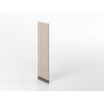 Endplatte für Hochschrank aus Nussbaum/Steinzeug 'Cassandra'