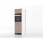 Colonna forno 60 cm noce/gres 'Cassandra' - immagine 3