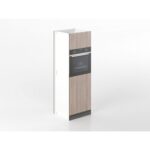 Colonna forno 60 cm noce/gres 'Cassandra'