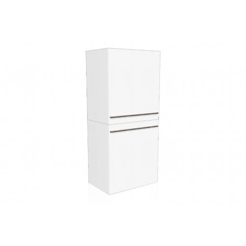 Colonna frigo 90 cm in cartone per cucina 'Lia'