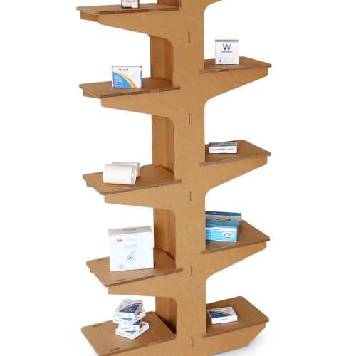 Espositore ad albero in cartone 'Geri Basic