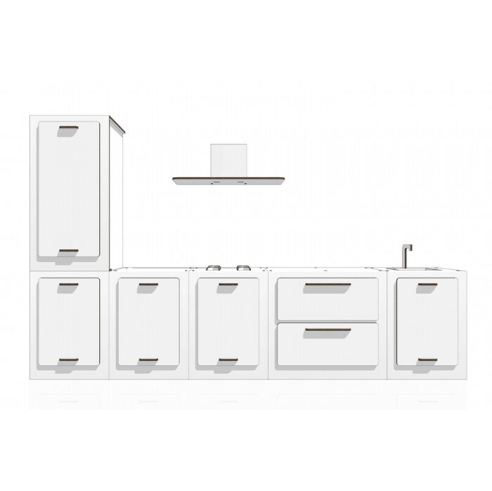 Weißes Küchenset 'Gioia' – Bild 2