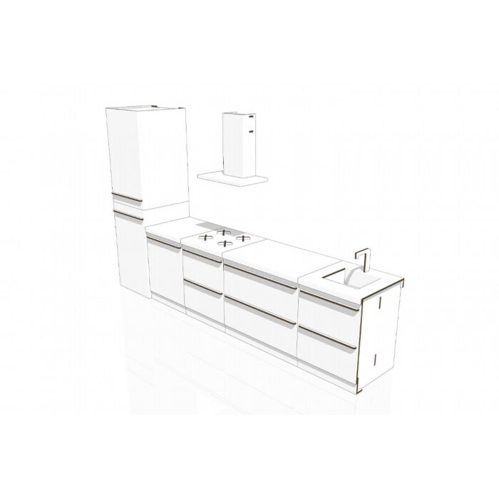 Weißes Küchenset 'Lia' – Bild 3