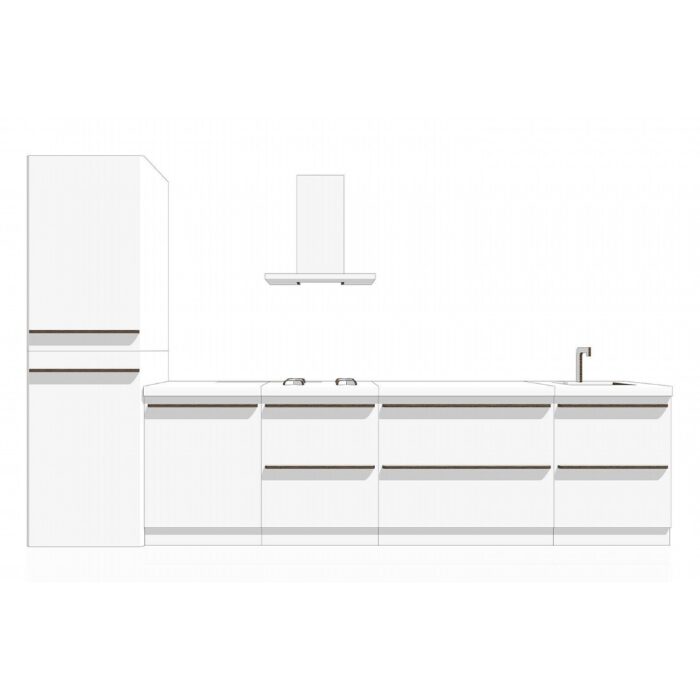 Weißes Küchenset 'Lia' – Bild 2