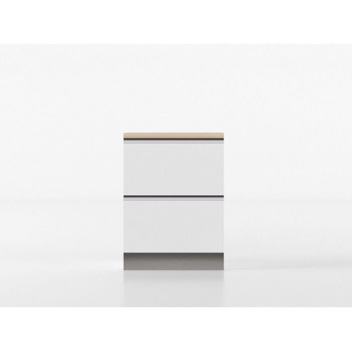 Base fornello 60 cm bianco/rovere 'Cassandra' - immagine 2