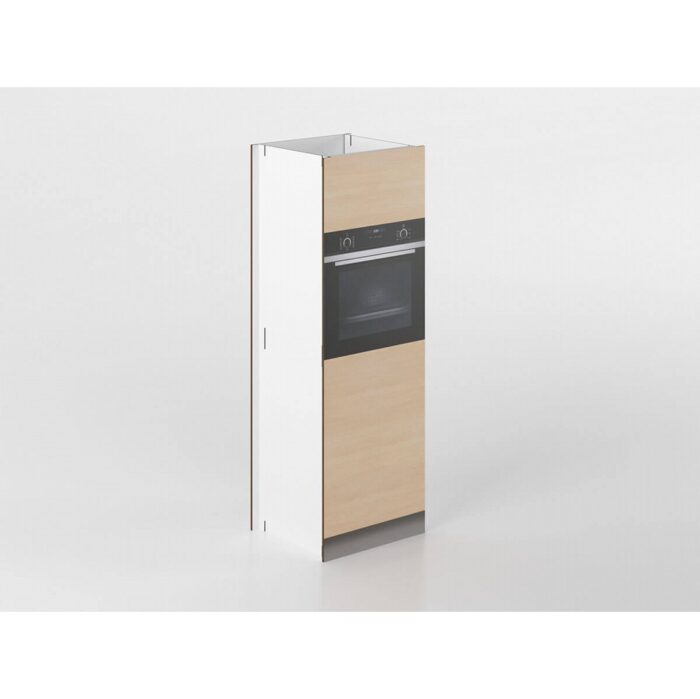 Colonna forno 60 cm bianco/rovere 'Cassandra' - immagine 1