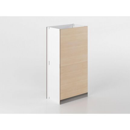 Colonna 90 cm bianco/rovere 'Cassandra'